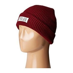 Poler Workerman Beanie Rust Red